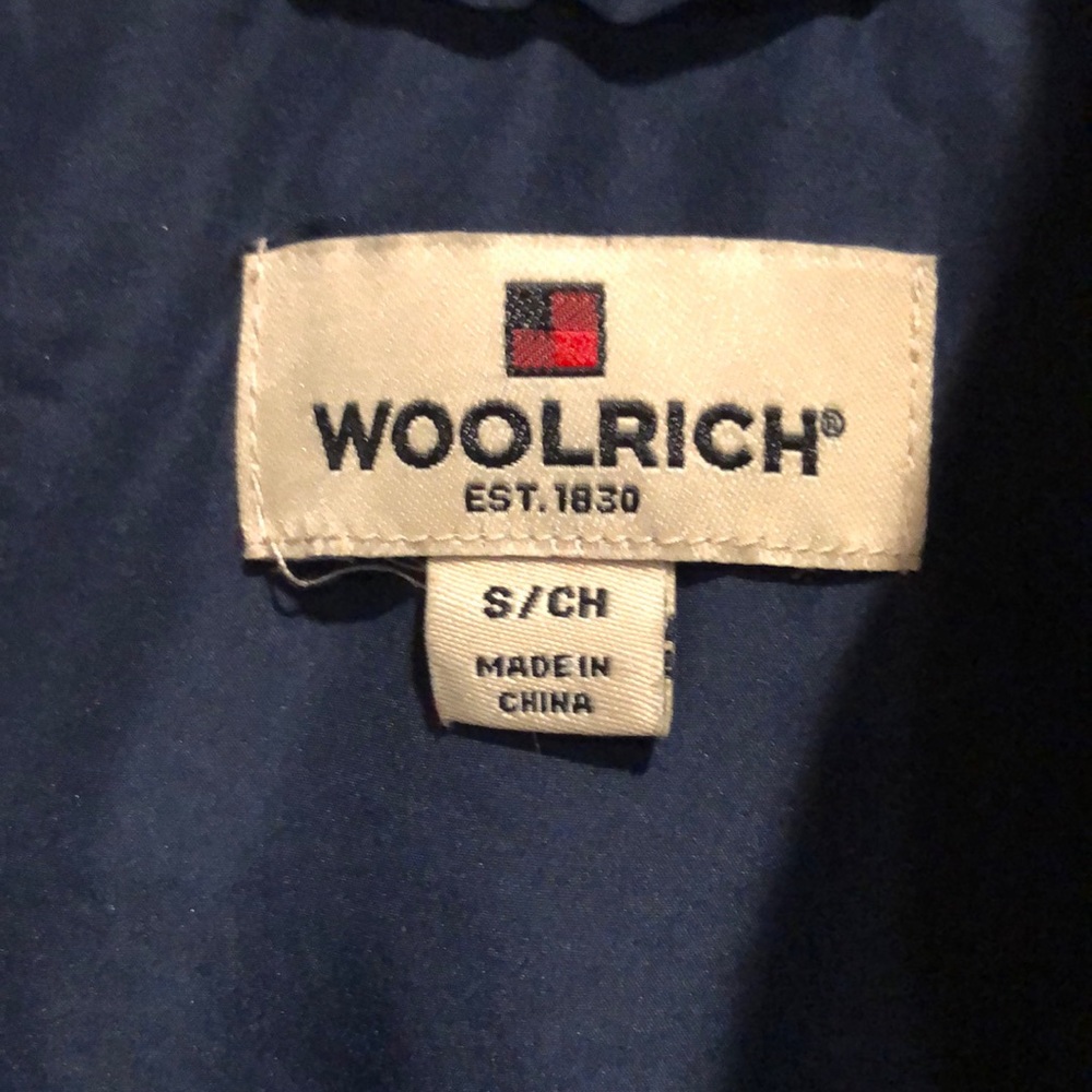 Woolrich Navy Blue vest size small - Picture 3 of 4
